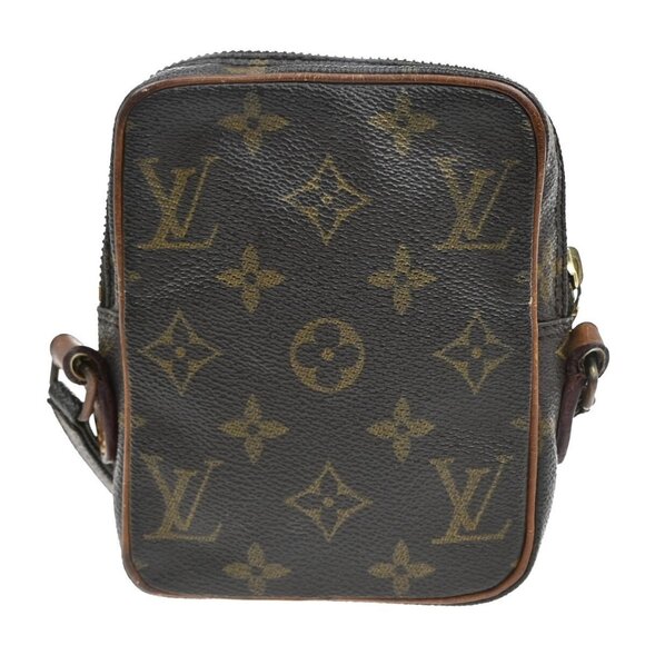 LOUIS VUITTON LV Mini Danube Shoulder Bag Monogram Leather Brown - Picture 2 of 5